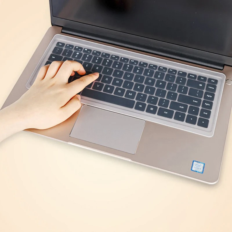 Protetor universal do teclado do portátil, impermeável, anti-dustproof, silicone, película protetora, 12-17 polegadas