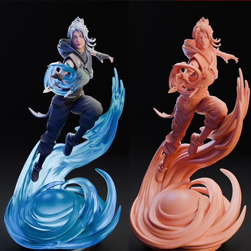 

27CM Game Character 5967 Jett 3D Print Model Unassembled Unpainted Custom Jigsaw Puzzle NSFW GK Figure Kit T_0115