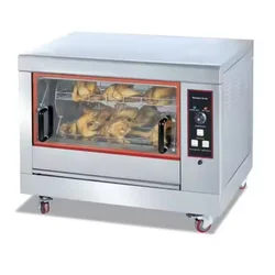 Industrial Gas/Electric Chicken Roasting Machine Rotisserie With Auto-matic Rotation Whole Chicken Oven