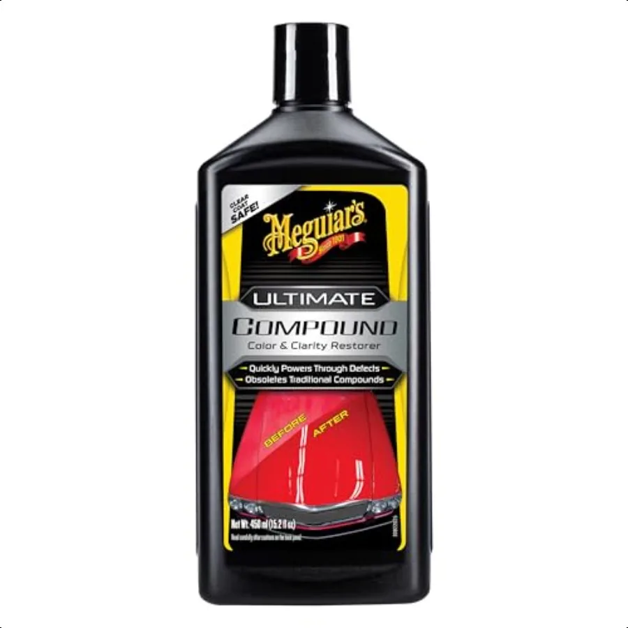 

Meguiar's Ultimate Compound ProGrade Car Scratch Remover Paint Correction Compound That Removes Defects While Adding Gloss and