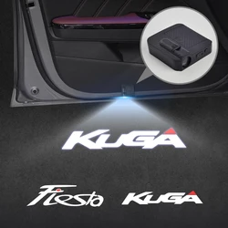 Projecteur laser sans fil pour Kuga Fi.C., emblème de porte de voiture, lampe de bienvenue, décoration automatique, LED HD