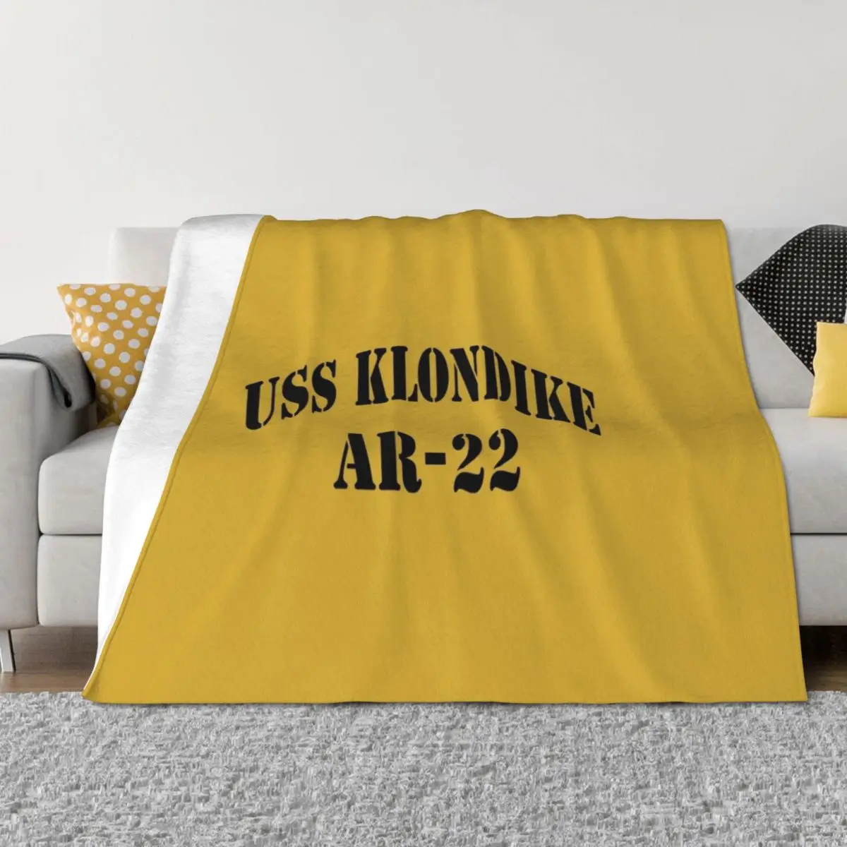 

USS KLONDIKE (AR-22) SHIP'S STORE Throw Blanket Comforter wednesday Beautifuls For Baby Blankets