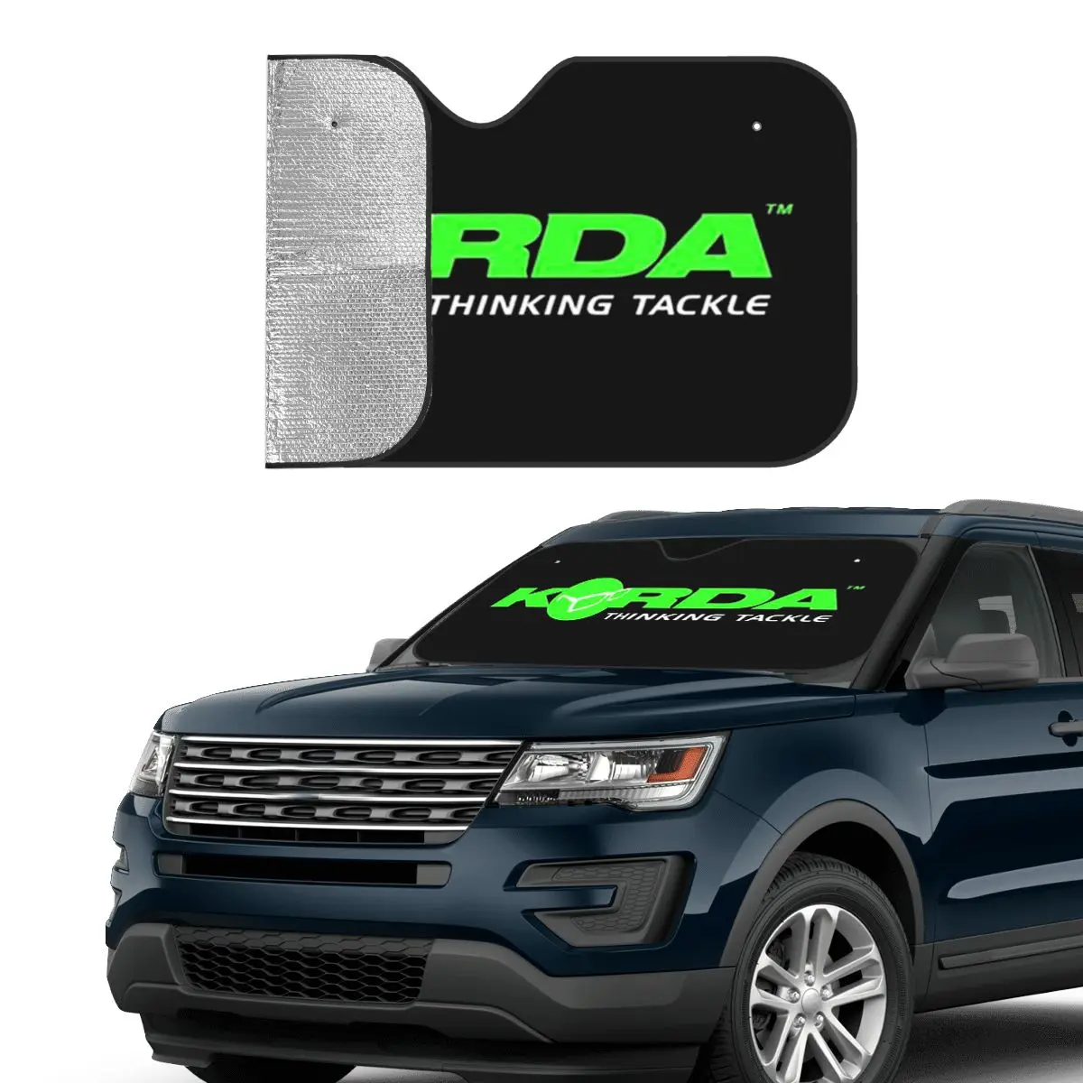 

Korda Fishing Logo Sunshade Windscreen Car Front Windshield Window Sun Visor Accessories Covers