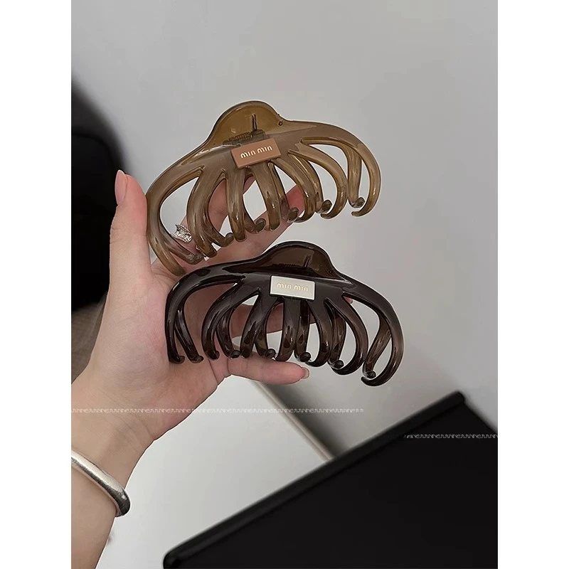

Large Lazy Wind Temperament French Retro Back Head Plate Hairpin