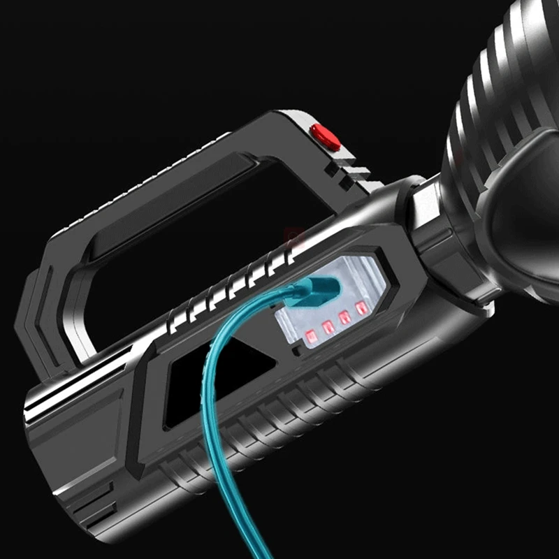 Lampe de Bain Portable, Rechargeable par USB, Abs, Extérieur, LED, Multifonction, Ménage, Projecteur, Portable