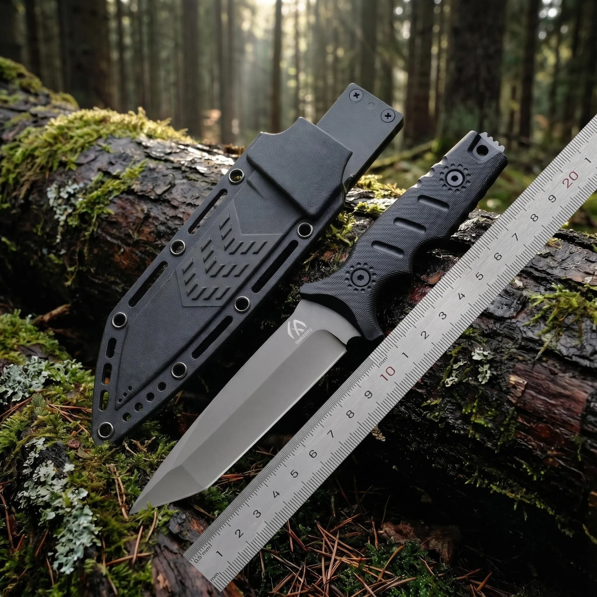 Portable High-Quality Outdoor Knife for Camping And Hiking with Integrated Sheath Durable Hardness Small Tool for Easy Storage