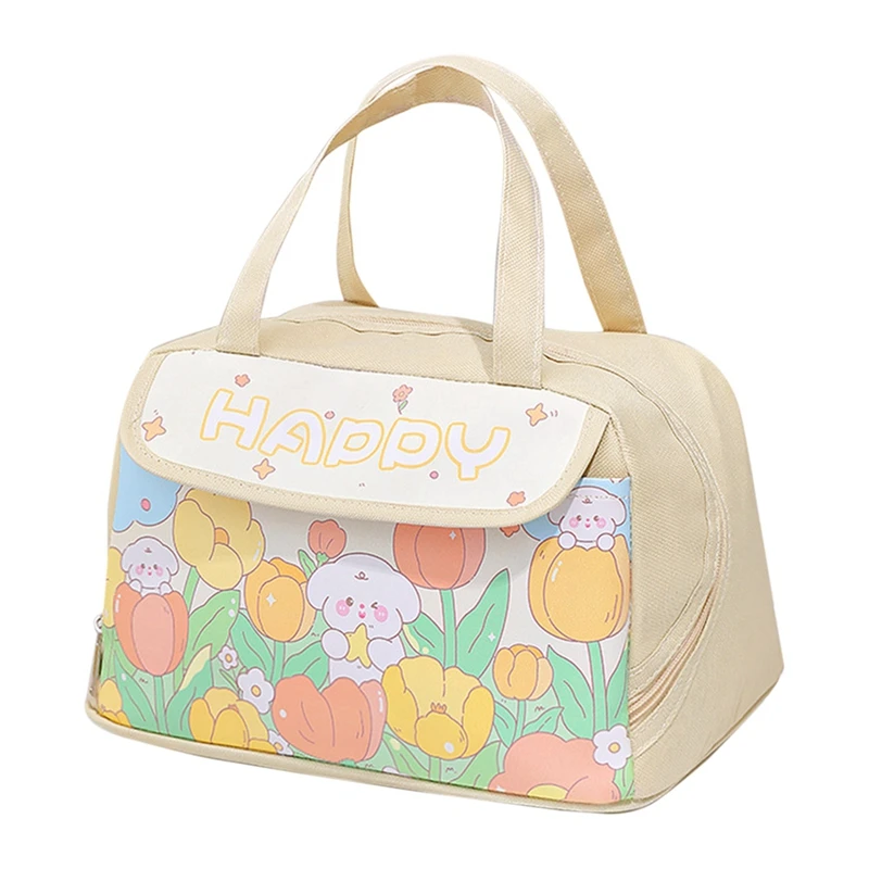

Kawaii Portable Lunch Bag Insulated Lunch Container For Women Adult Work Outdoor Camping