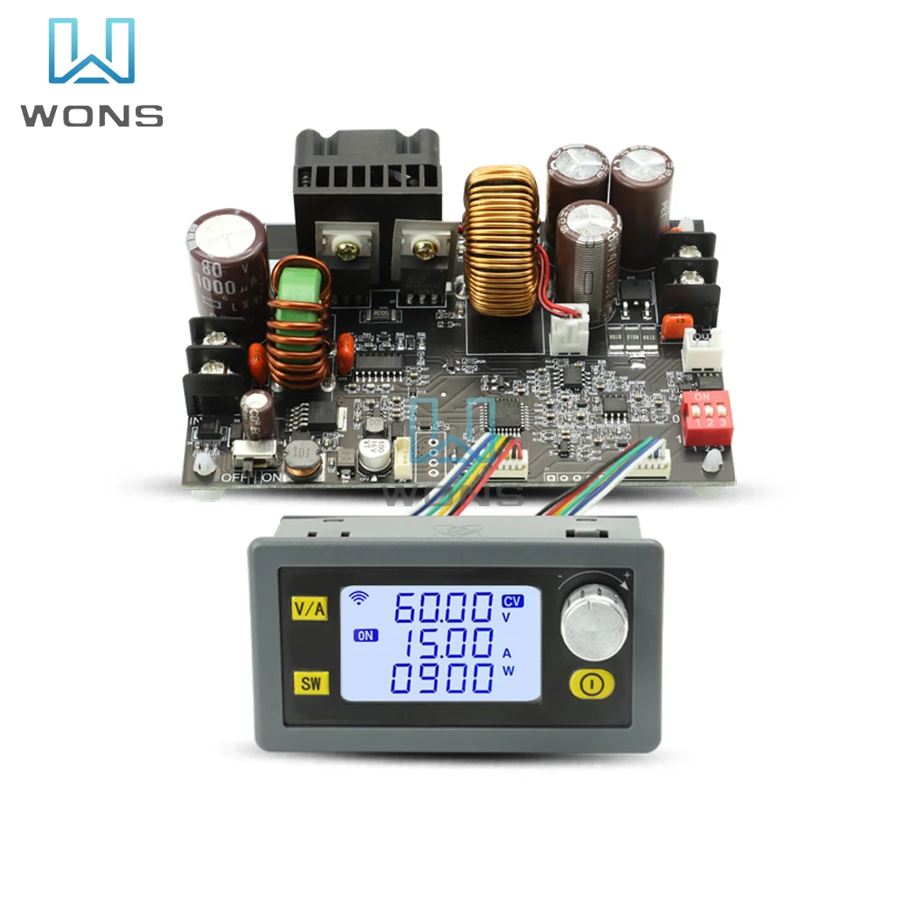 XY6015L CNC Adjustable DC Stabilized Voltage Buck Power Supply Constant Voltage Moudle 15A/20A 900W/1200W Step-down Module