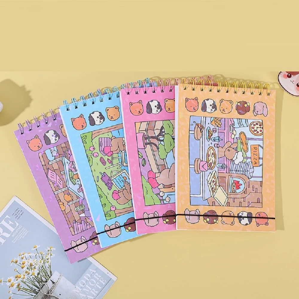 

BOBBIE GOODS Cozy Moments Coloring Book Stress Relief Art Perfect Gift for Valentine's Day Christmas New Year Anniversary