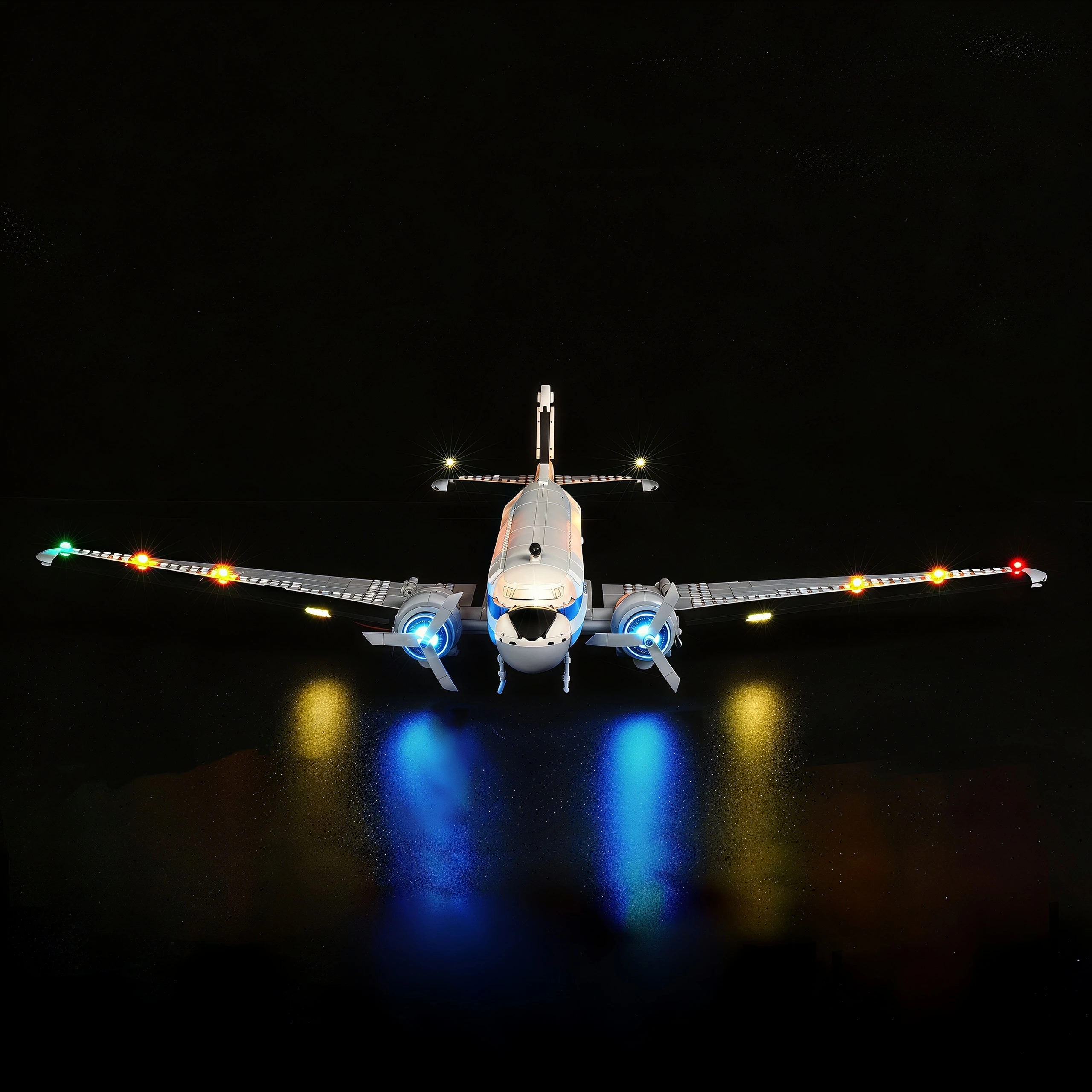 MAXCXT LED Light For LEGO 11378-Douglas™ DC-3™ Pan American Airways Airliner DIY Decorative Lamp Not Include Building Blocks Set