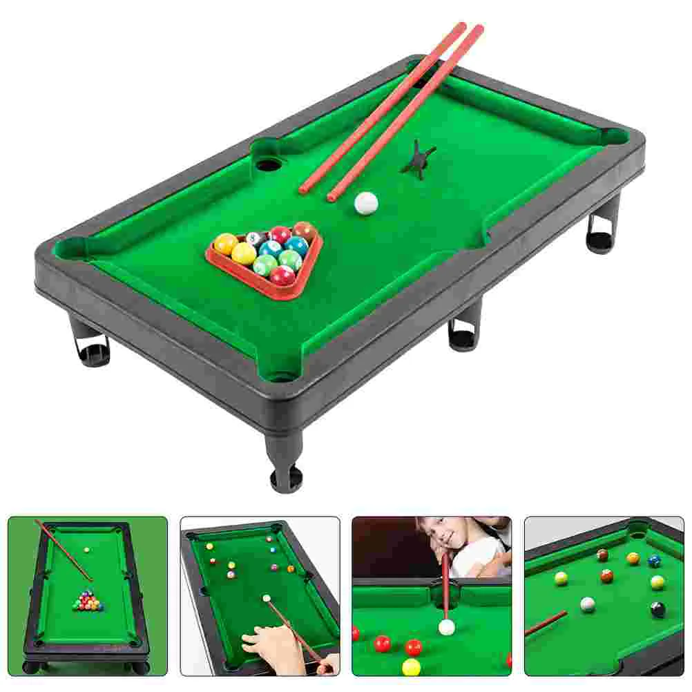 Indoor Parent-child Toys Small Pool Table for Kids Plastic Boys Billiard Game Plaything