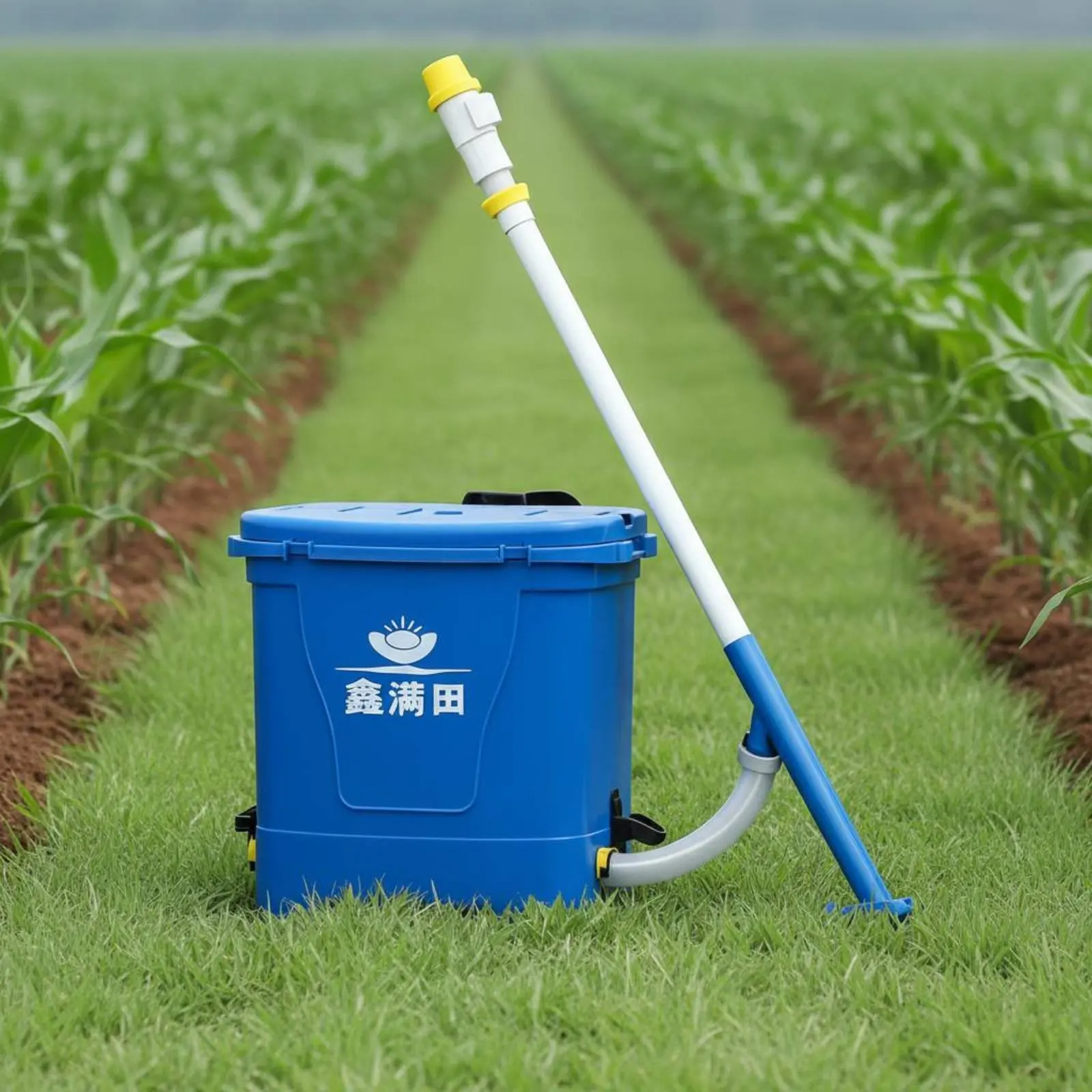 

Corn Plant Food Applicator Telescopic Hose Corn Fertilizing Tool Manual Backpack Plant Food Dispenser Long-Lasting for Farmers