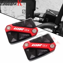 Fit For YAMAHA WR125X WR 125X 2014-2024 Motorcycle accessories CNC Front Rear Brake Fluid Cylinder Master Reservoir Cover Cap