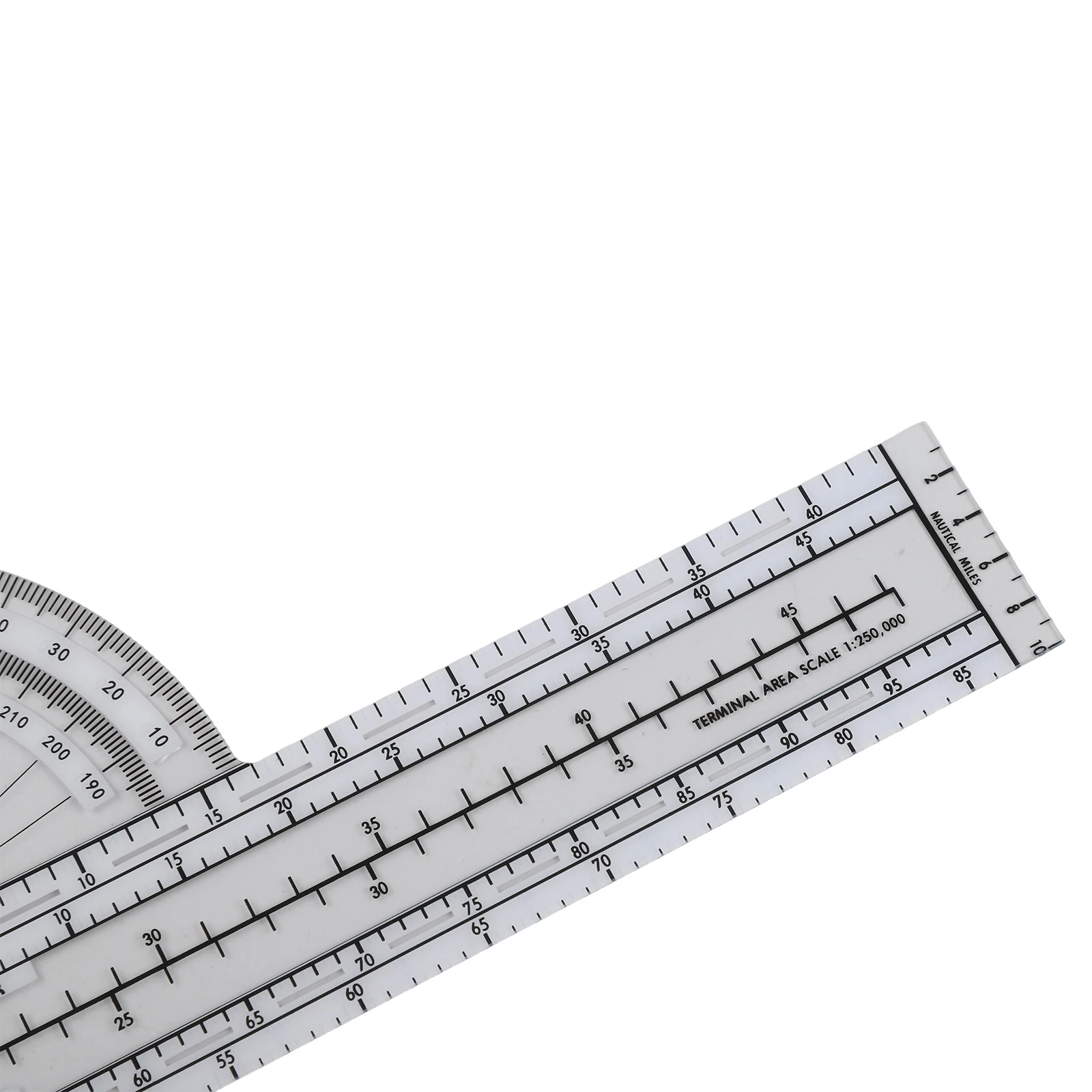 

For Aviation Students Aviation Plotter Flight Planning As Shown In The Picture Calibrated Scale Double-sided Design Easy To Read