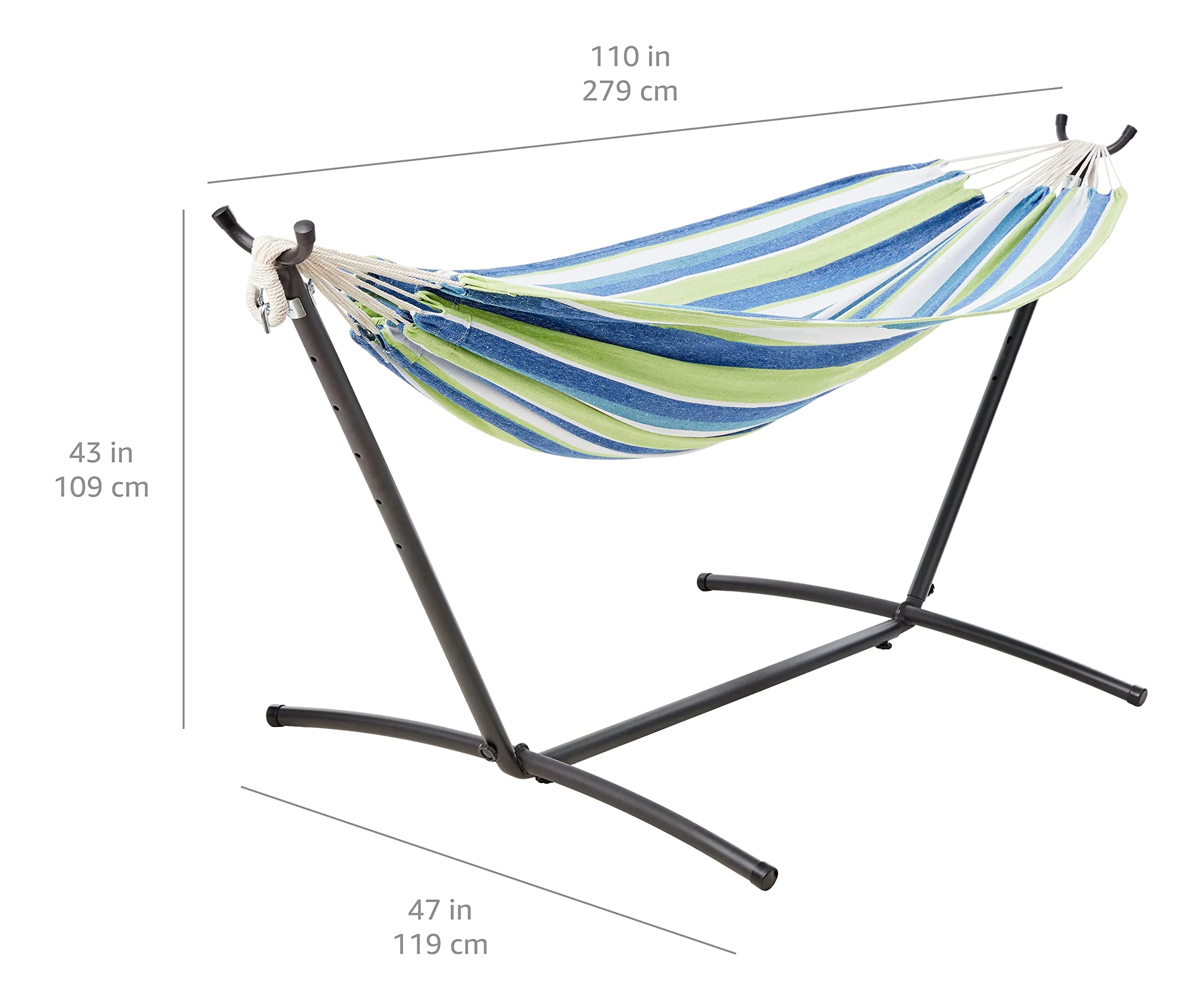 أساسيات شرائط أرجوحة مزدوجة سعة 450 رطل إطار أرجوحة وصلة جبل قوس في الهواء الطلق أرجوحة شديدة التحمل مع حامل فولاذي