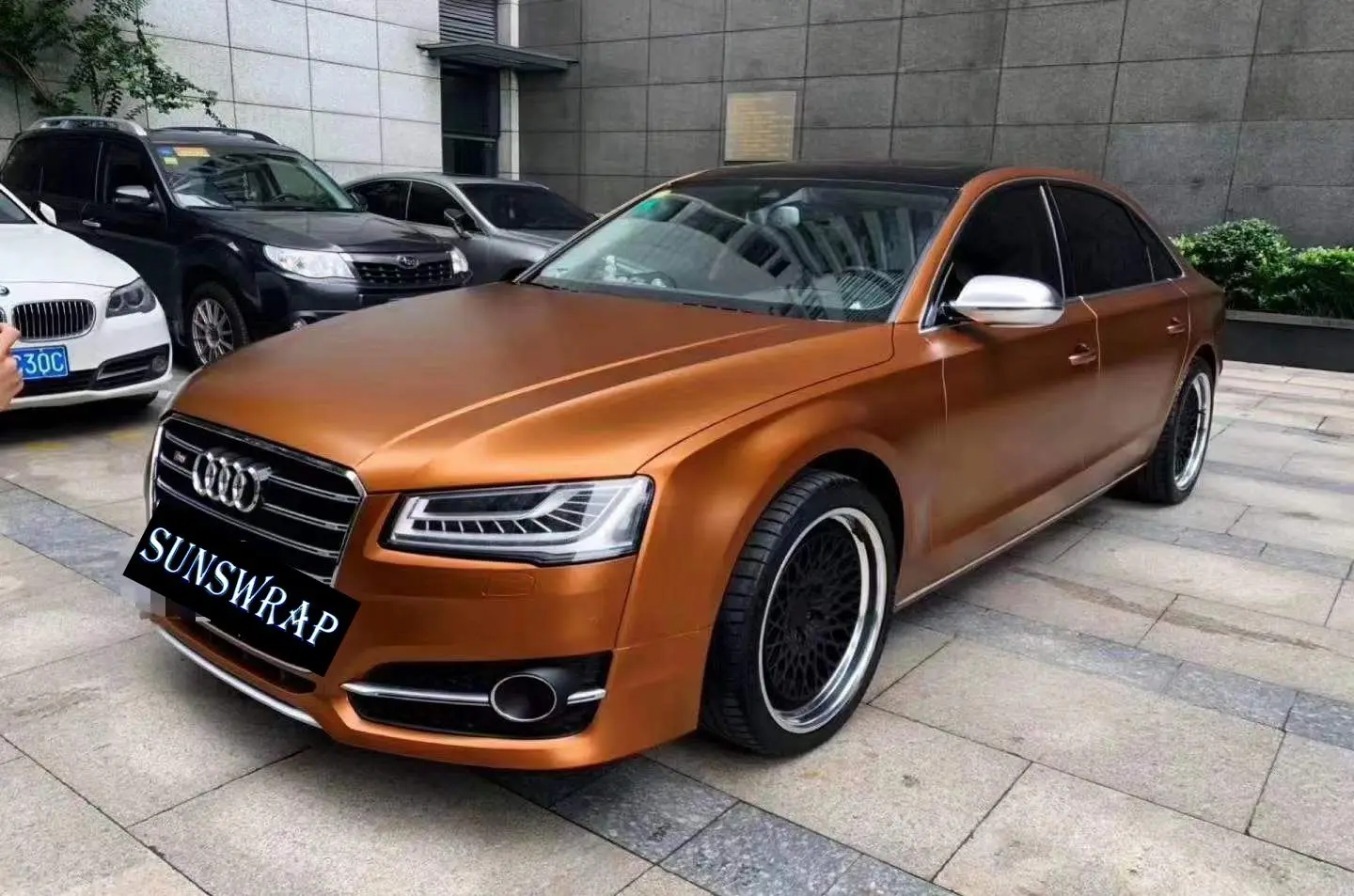 

5x59ft Vehicle Vinyl Wraps copper-colored Gloss Metal Pearl Car Paint Color Change Film Heavy Metallic Vinyl Wraps Car Sticker