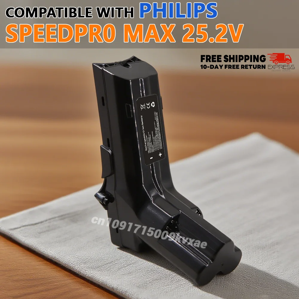 

25.2V Battery 12800mAh for Philips Vacuum Cleaner SpeedPro Max Aqua SpeedPro Max Stick XC8147 FC6822 FC6823 FC6904 FC6908
