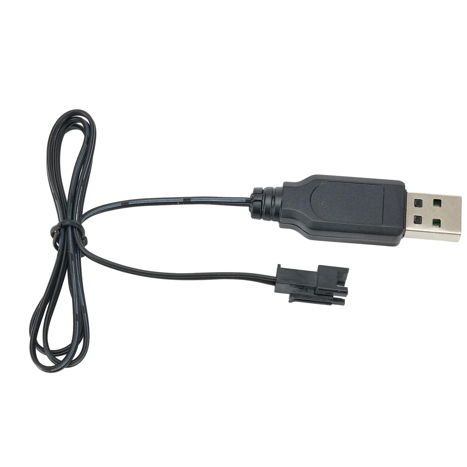 Kabel pengisi daya USB baterai 3.7V, NiMh/NiCd SM 2P steker depan pengendali jarak jauh pengisi daya USB mobil kabel Drone mainan elektrik