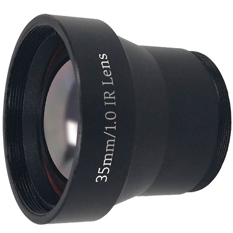 75mm 60mm /1.0 Hermalized Fixed Focus Lens Thermal Infrared Hunting Scope Long Range Glass Lens Thermal imaging