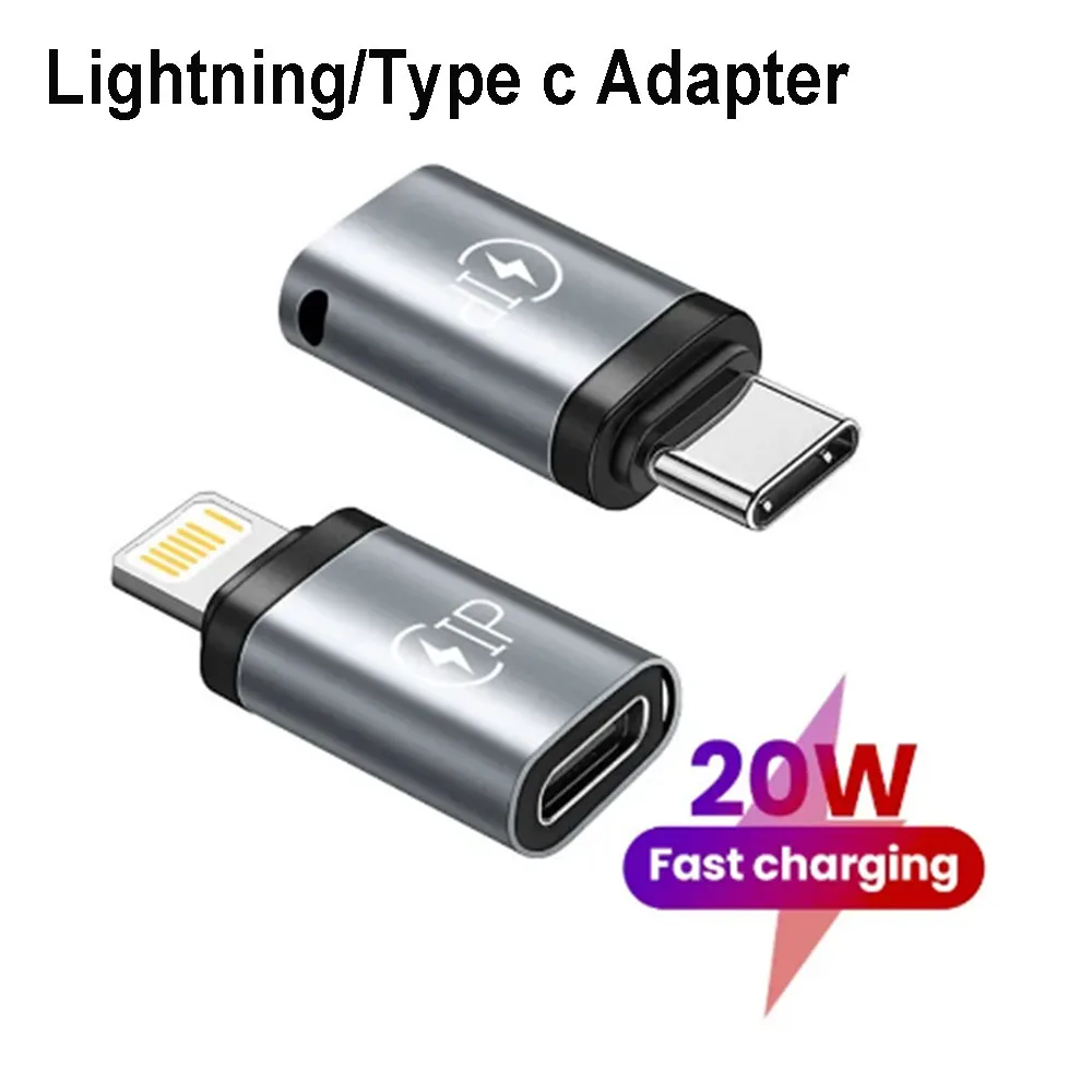 

Lightning To Type c Adapter ios Lightning Male to Type C Female Connector 20W Fast Charging adapter for iPhone iPad