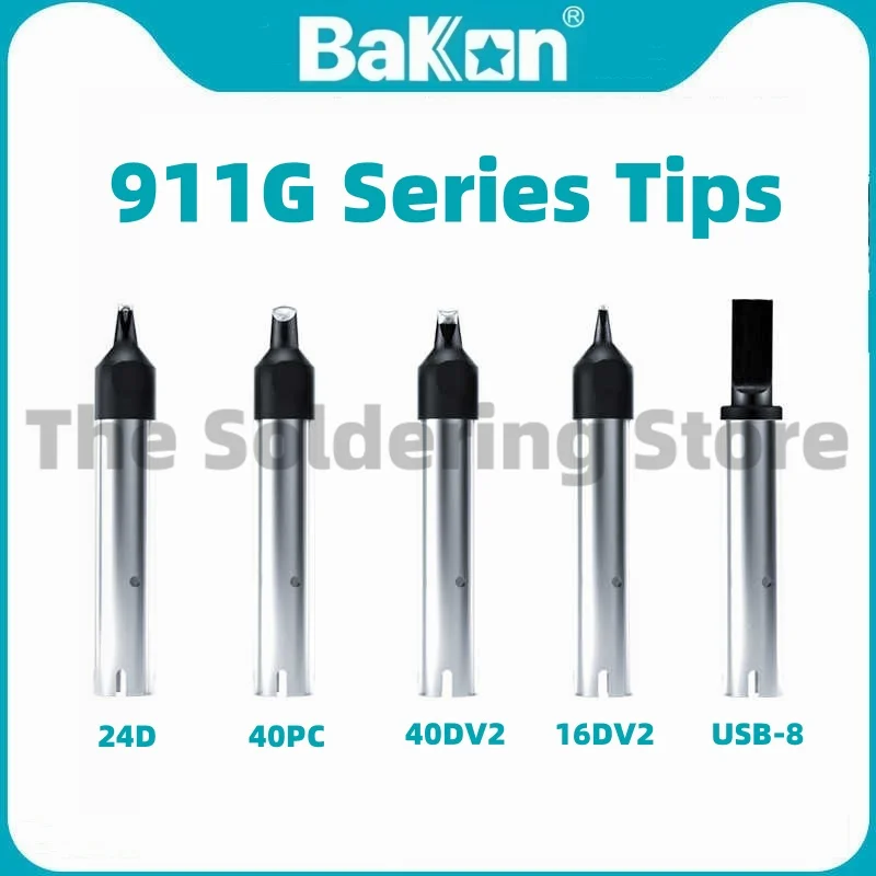 Puntas de soldadura Bakon 911G para cabezal de máquina de soldadura automática 911G-16DV2/24D/24DV2/40PC/40DV1