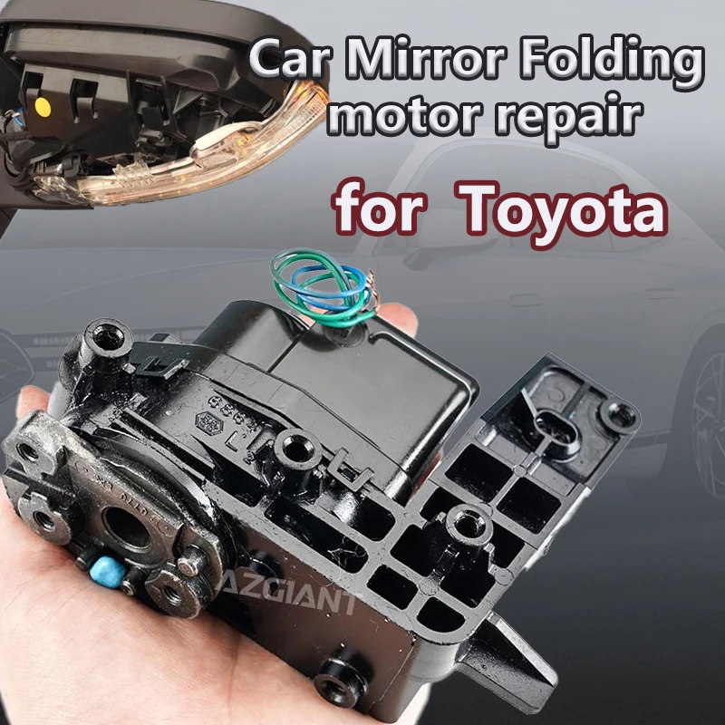 

AZGIANT Car Mirror Folding motor repair for Toyota Tundra MK1 2000-2006 Sequoia 2001-2007 high torque best vehicle match parts
