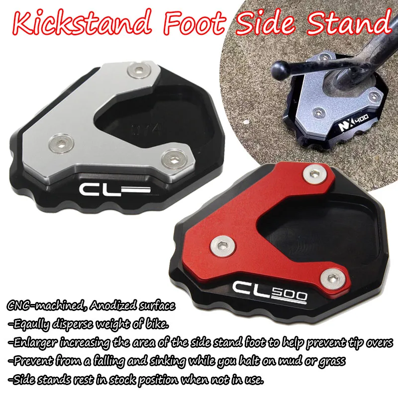 For CL 500 CL500 CL300 300 2023 2022 2021 Motorcycles Kickstand CNC Aluminum Accessories Moto Side Stand Enlarge Extensio