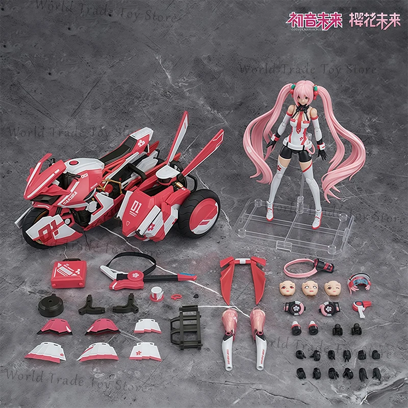 

Saint Ski x Hatsune Miku официальный аутентичный вишневый цвет будущего розовый звуковой бум серия сборная модель ручной работы подарок на день рождения