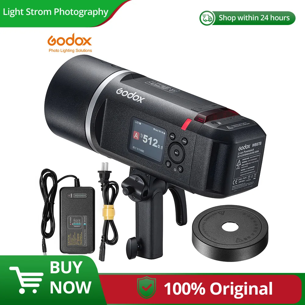 

Godox AD600BMII AD600BM II Second-Generation external camera flash 600W high-power photography light