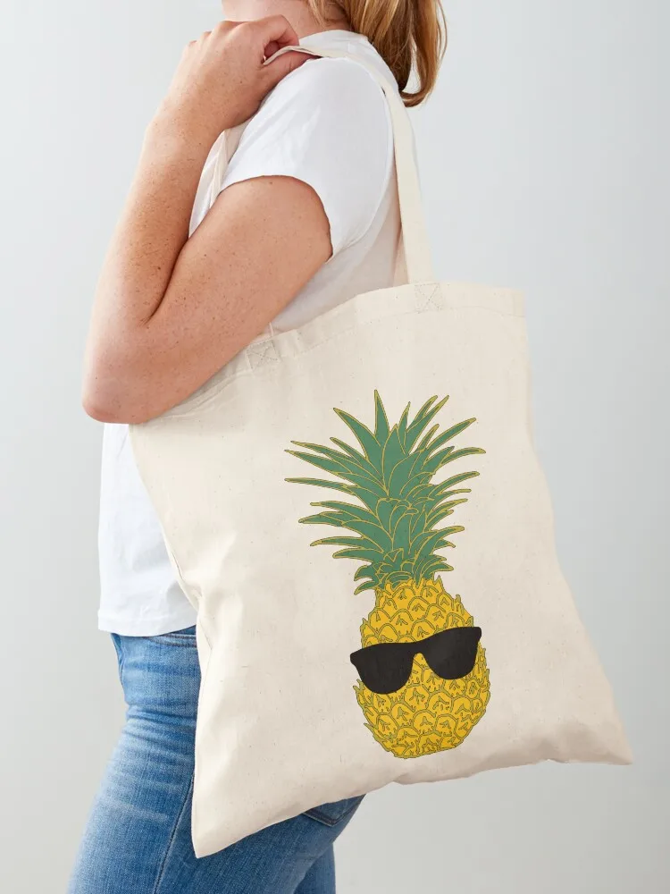 

Cool Pineapple Tote Bag Women's beach bags cloth bag woman reusable shopping bag shopping bags foldable