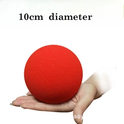Jumbo10cm Super Sponge Ball (Red) Stage Magic Tricks for Appearing/Vanishing Magie Illusion Gimmick Professional Magician Comedy