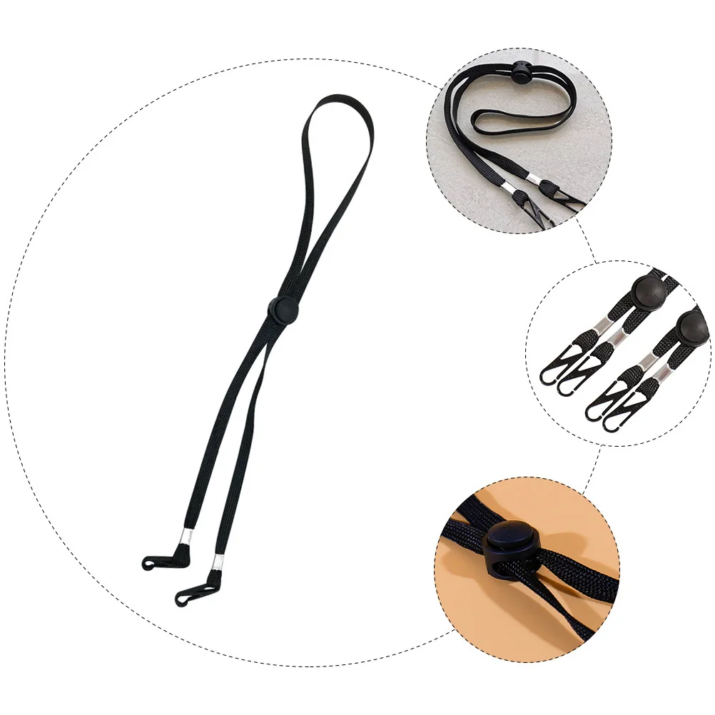 

12Pcs Anti-Fall Face Mask Lanyard Premium Metal Plastic Adjustable Comfortable Ear Saver Strap Glasses Holder Hanging Rope