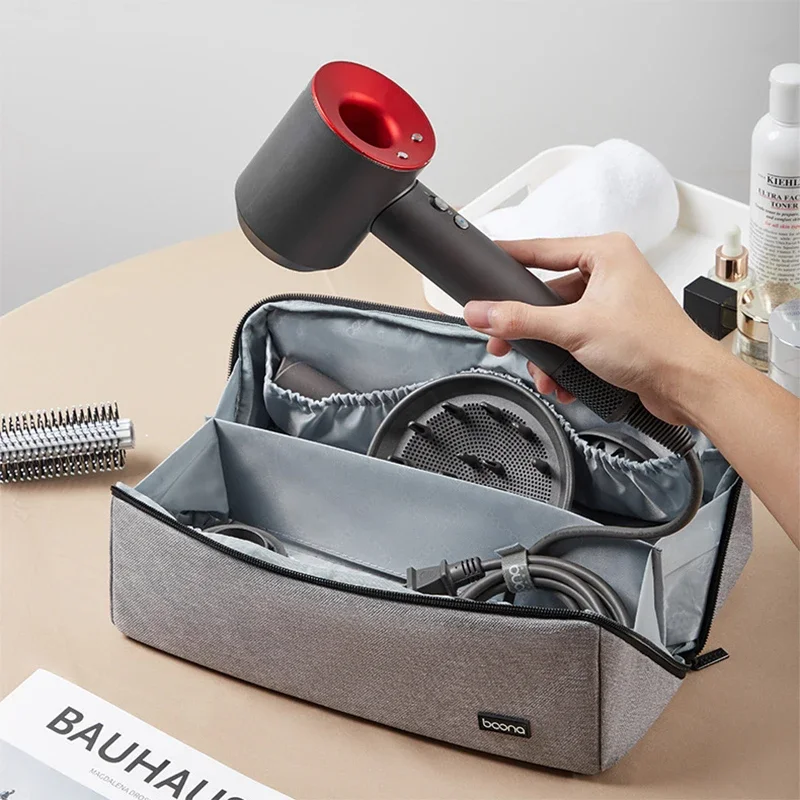 Hair Dryer Storage Bag PU Leather Travel Bag Dustproof WaterProof Travel Organizer Storage Case Bags Cosmetic Bag For Women