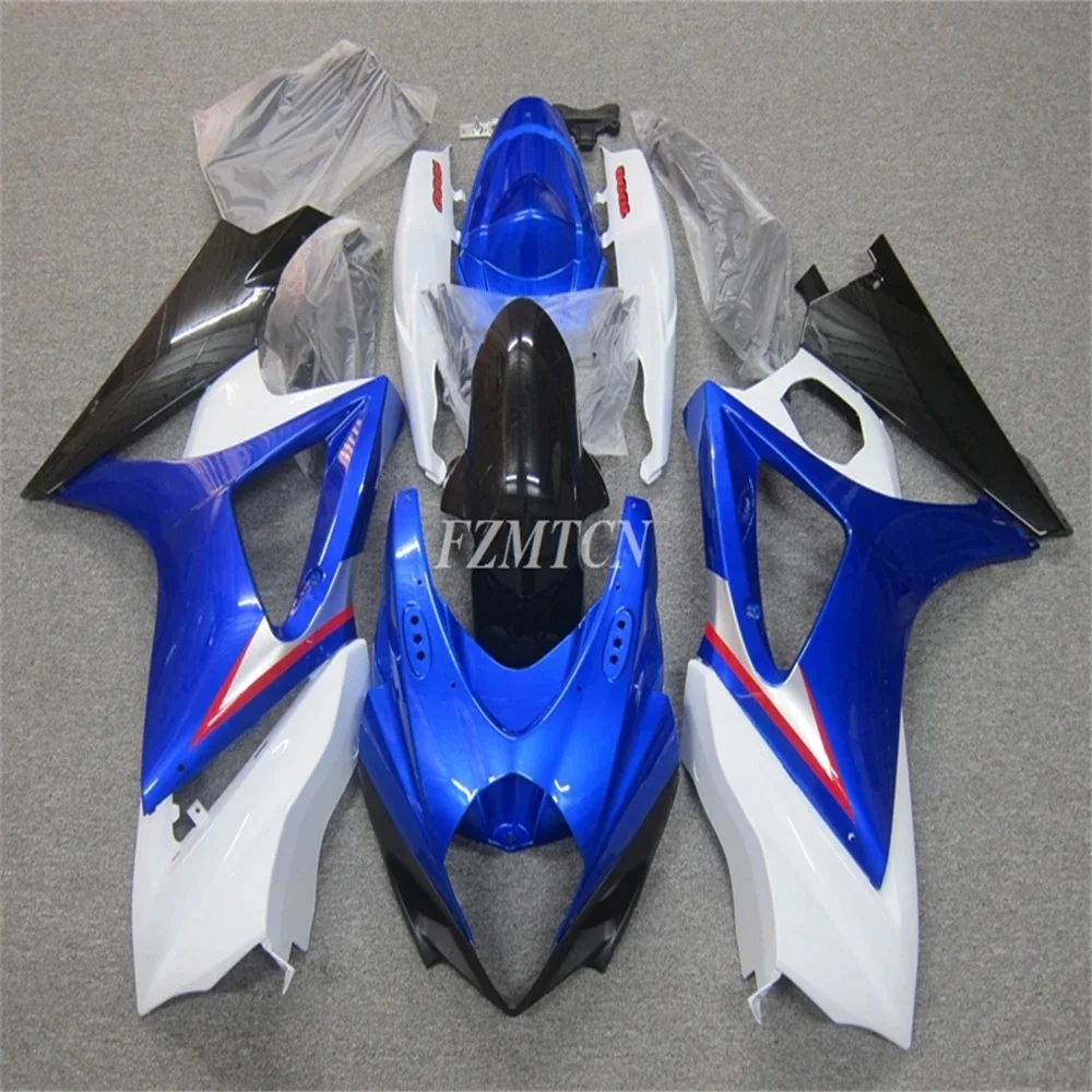 

Injection Mold New ABS Fairings Kit Fit for Suzuki GSX-R 1000 K7 2007 2008 07 08 Bodywork Set Blue White