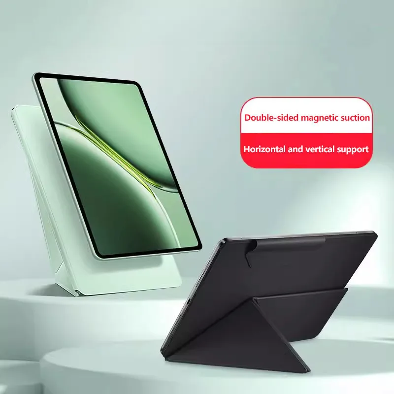 

Обложка Smart Book для OPPO Pad 3 Pro 12,1 дюйма, откидной магнитный Y-образный чехол из искусственной кожи