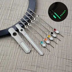 NH35 Hands NH36 hands watch accessories silver needle green luminous pointer suitable for NH35/NH36/4R/7S movements
