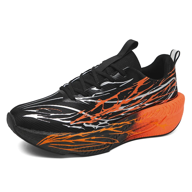 

Мужские повседневные кроссовки больших размеров, модный спортивный дизайн, дышащий верх, мягкая стелька, нескользящие, легкие, для бега на открытом воздухе