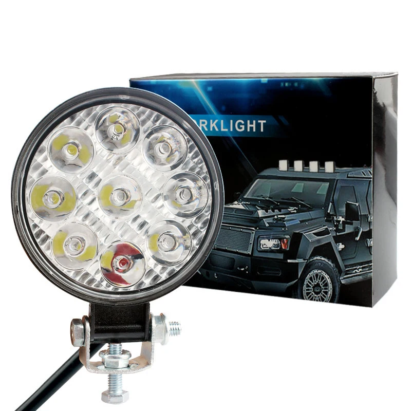 Car LED Bar Work light 27W Off-road Work Light 12V Auto Light Fog Lamp Off Road 4x4 9LED Tractor Spotlight for Truck ATV 24V