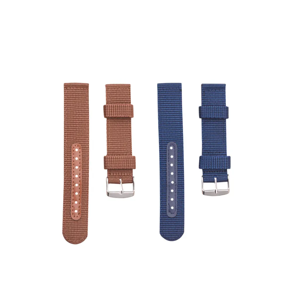 

2 PCS Nylon Strap Watch Band Replacement Watchband Wristband Man