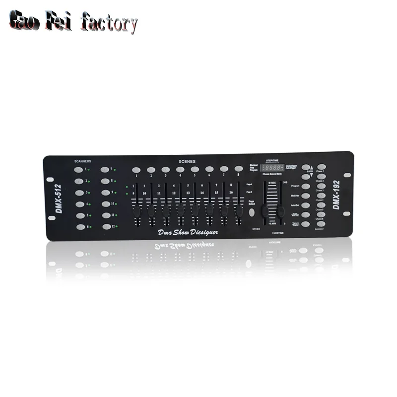 GaoFei DMX192 Controller Dj Equipment Dmx512 Console Stage Lighting For Led Par Moving Head Spotlights RGBW Beam Wash Equipment