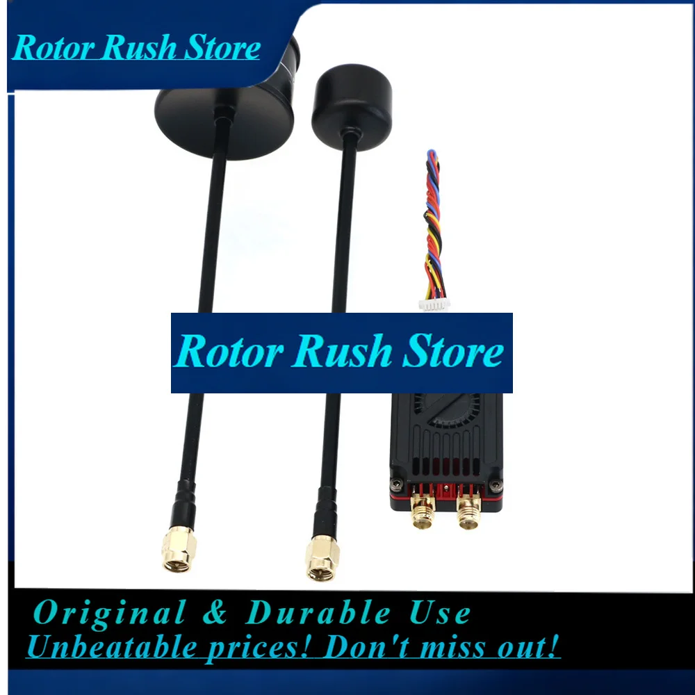 RoRuSRUSHFPV 1.3G/3.3G DUAL BAND 2.5W Or 4W VTX High Power Video Audio Transmitter Module With SMA Antenna For Long Range FPV Dr