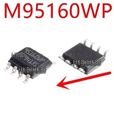 M95160-WMN6TP Original para coche, chip de memoria EEPROM, serie SOP8, 95160WP, 95160WQ, 95160, 10 unidades por lote, nuevo