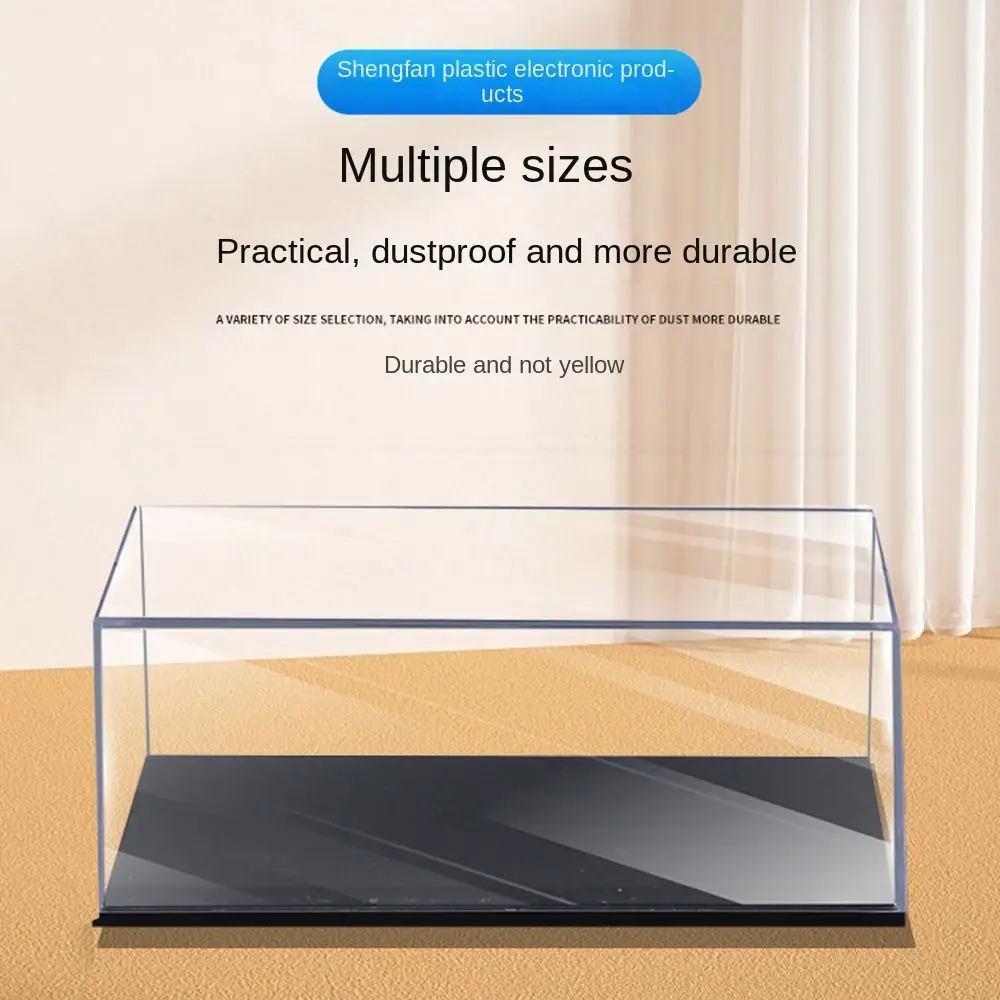 Durable 1/64 Diecast Model Car Display Box Acrylic Transparent Model Car Dust Cover DIY Dustproof Display Rack Collectibles