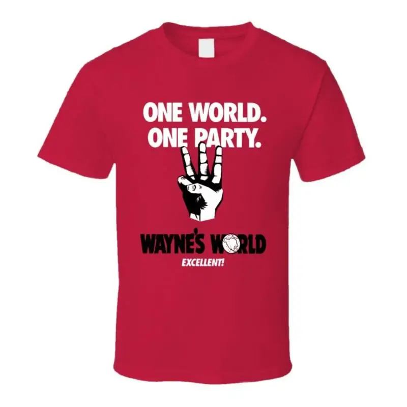 Waynes World Parody Fan Poster Funny Movie Fan T Shirt