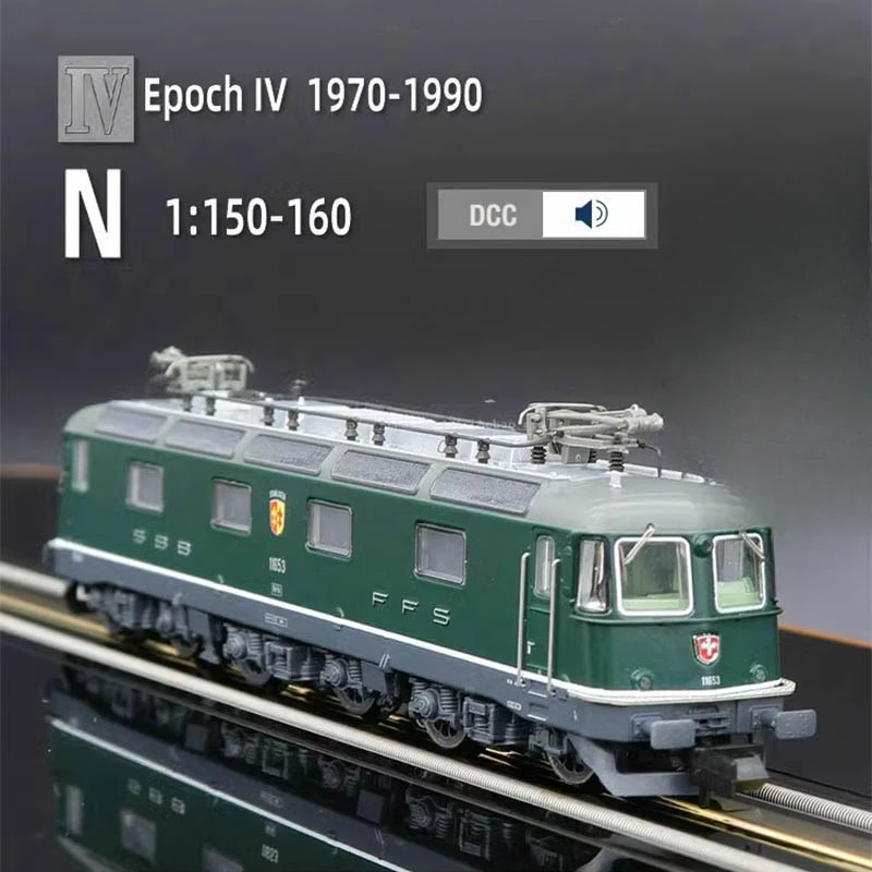 FLEISCHMANN Train Model N 1/160 734190 RE6/6 Electric Locomotive Digital Sound Effect SBB Rail Car Toy