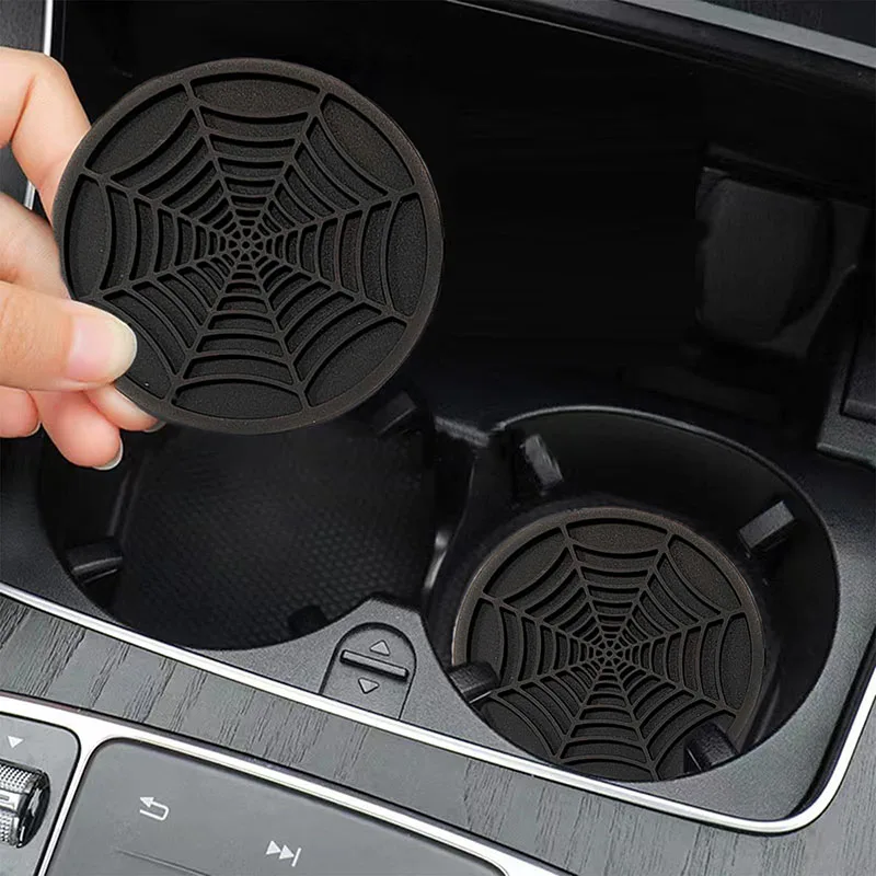 Anti-slip Silicone Water Coaster, Household Anti-slip Water Coaster, Round Coaster, Car Anti-slip and Dustproof Water Coaster