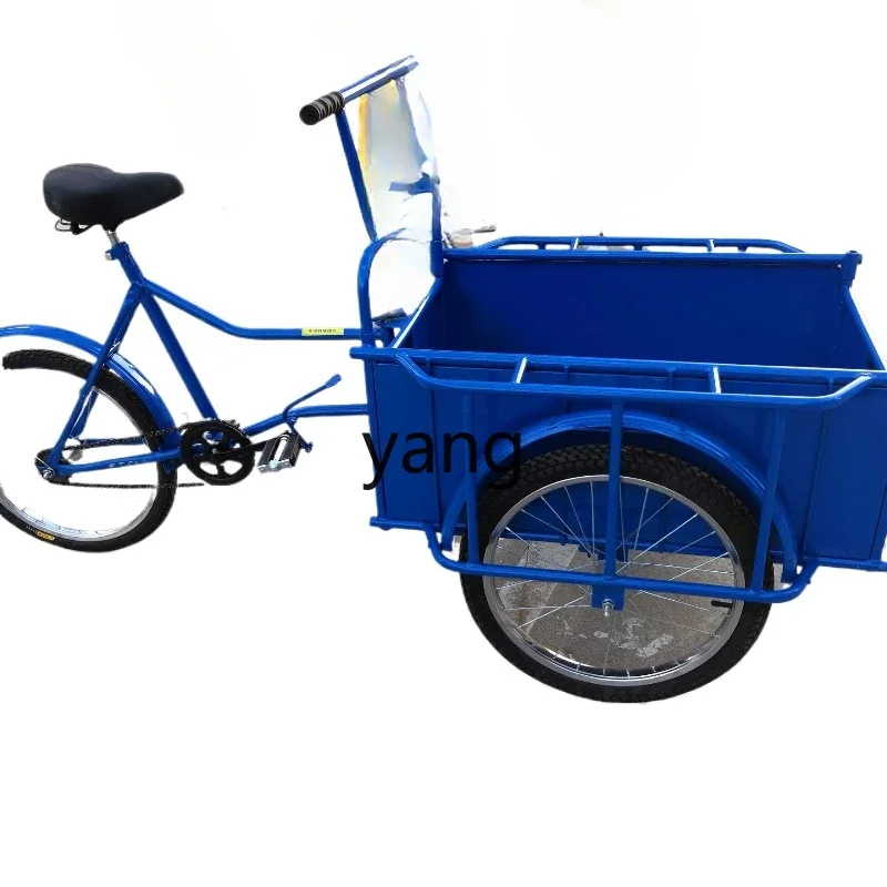 CX  folded to ride a donkey human pedal tricycle stall