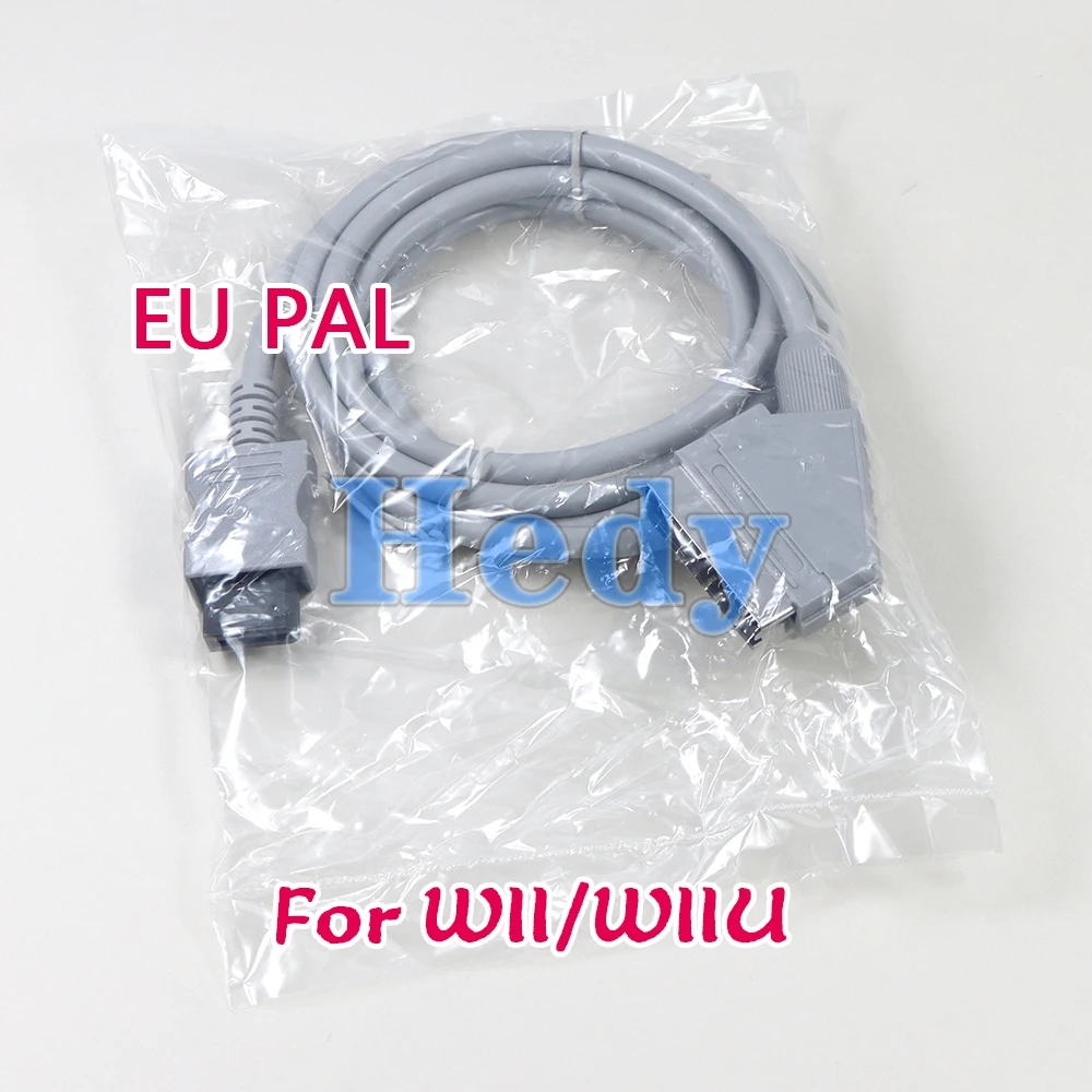 1PC For WIIU WII U NTSC Cable 1.8m RGB Scart Cable HD HDTV AV Cord PAL Cable For WII NTSC Console Video TV AV Cable view 5