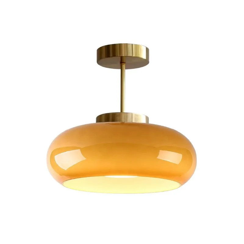 

Surface Mounted Glass Ceiling Lamp Retro Bauhaus Suspension Pendant Hanging Light for Living Room