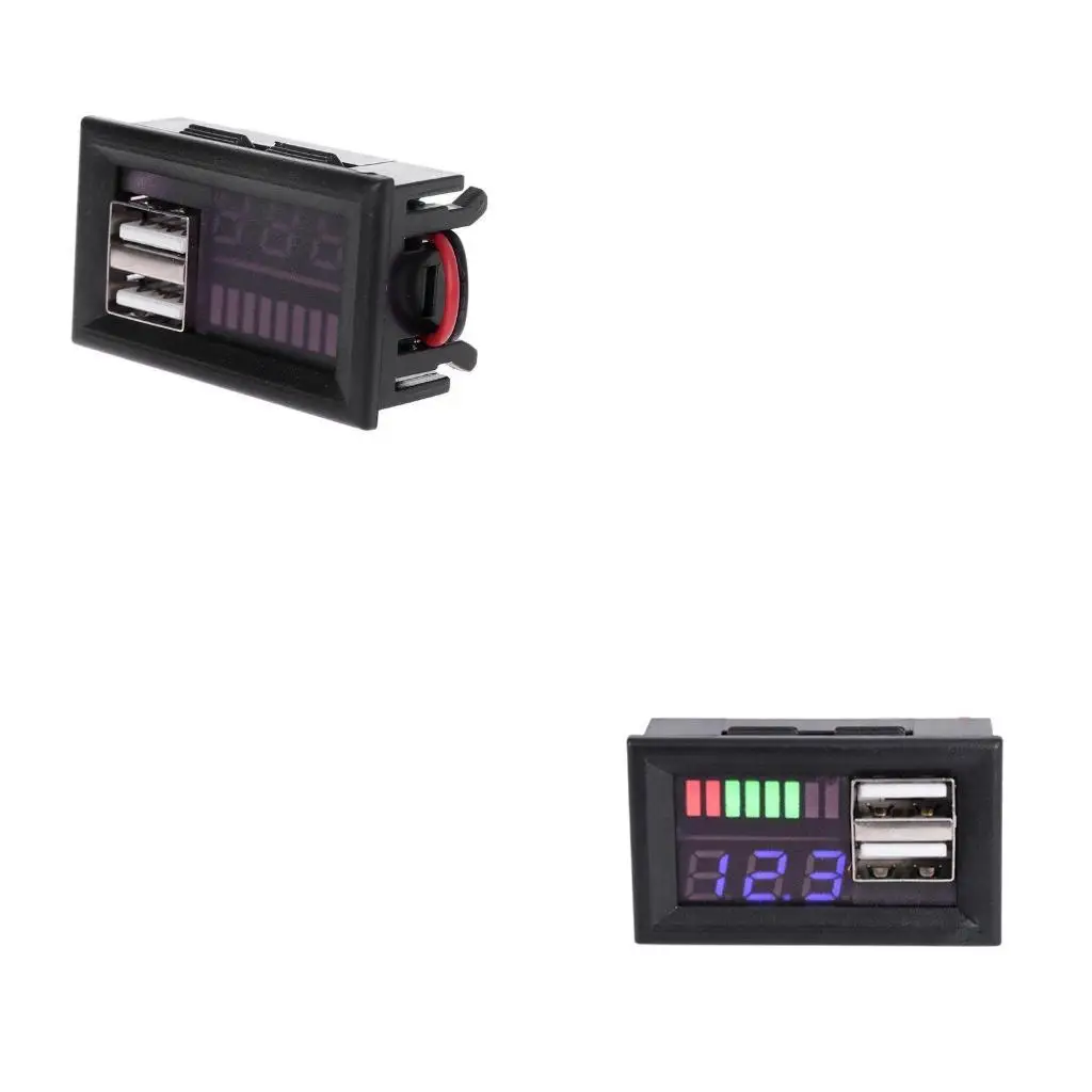 31BC Digital Voltmeter Dual Display Ammeter Meter Detector LCD Electrical Instrument